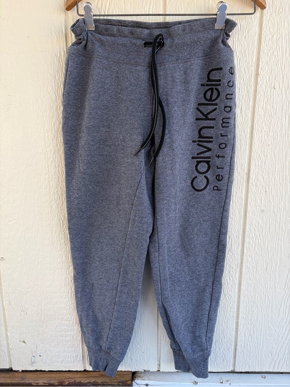 Calvin Klein Performance Kids Gray Drawstring Joggers Size S
